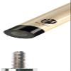 Lucasi Hybrid 12.75mm Zero Flexpoint Technology Pool Shaft, Black Collar, Radial Pin view 1