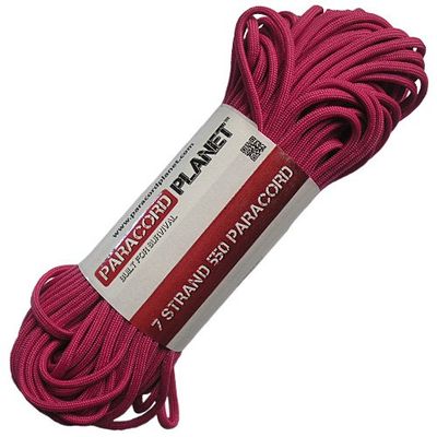 Paracord Planet 550lb Paracord  7 Strand Type III Tactical Parachute Cord for Hiking and Camping