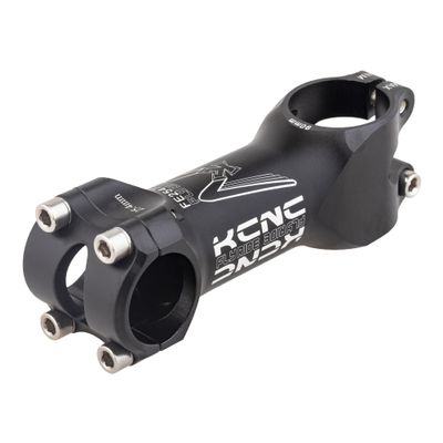 KCNC Bicycle Stem 6061 Aluminum Lightweight Road Bike MTB Fly Ride AH OS 110MM 25.4MM 5D Black 683037