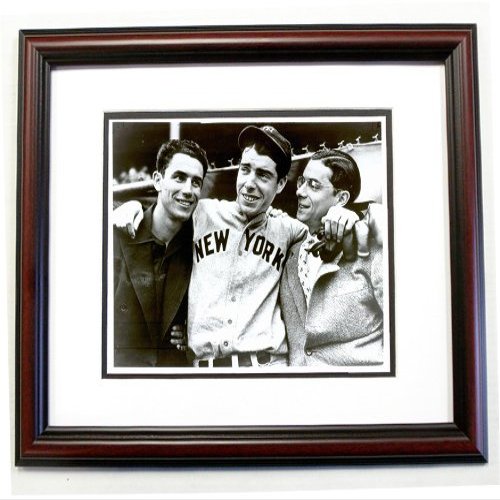 Collectiblia Joe DiMaggio, Vince DiMaggio & Dom DiMaggio 8x10 Photo in an 11x14 Cherry Frame #1