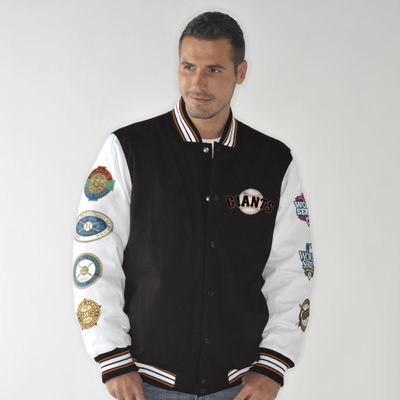 G-III Sports San Francisco Giants Box and 1 World Series Champs Commemorative Canvas Jacket XXXXX-Large