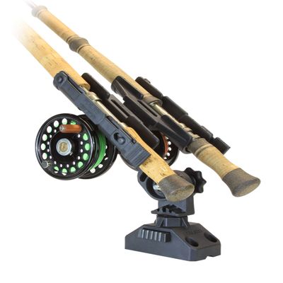 Folbe Double Storage Fly Rod Holder/Rack with Pedestal Mount
