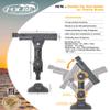 Folbe Double Storage Fly Rod Holder/Rack with Pedestal Mount view 4