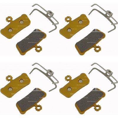 Discobrkaes Pads Compatible With SRAM Guide Avid X0 9 7 Trail Disc Brakes XO X.O X.0 Compounds, 4 Pairs