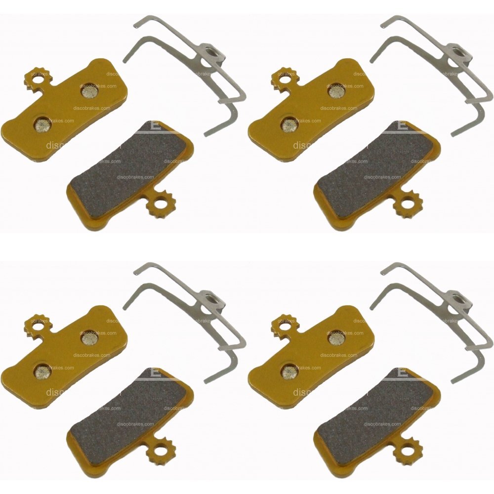 Discobrkaes Pads Compatible With SRAM Guide Avid X0 9 7 Trail Disc Brakes XO X.O X.0 Compounds, 4 Pairs