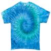 Tie Dyes Men's Tie Dyed Performance Short Sleeve T-Shirt H1000 Swirl-Blue Jerry-XXXL view 1