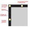 XTARPS - 12' x 100' Tennis Court Wind Screen, Fence Screen view 3