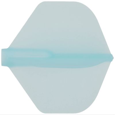 Cosmo Darts Fit Flights - 6 Pack Rocket Flights (Light Blue)