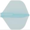 Cosmo Darts Fit Flights - 6 Pack Rocket Flights (Light Blue)