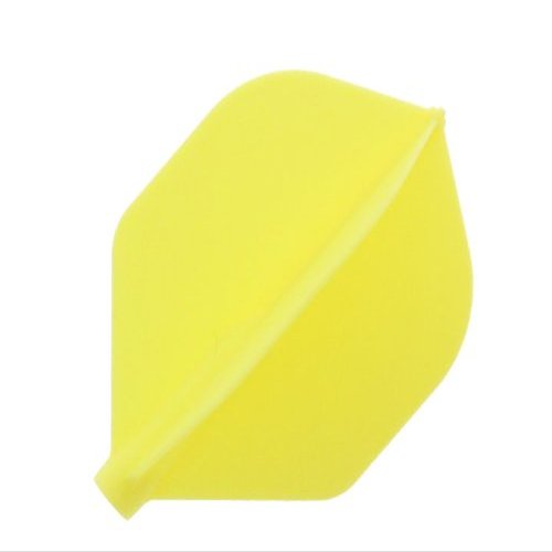 Cosmo Darts Fit Flights - 6 Pack Rocket Flights (Yellow)