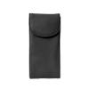 ili New York Double Flap Leather Eyeglass Case, Soft Multi-Functional 2-in-1 Sunglasses and Eyeglasses Case for Men and Women, Black view 1