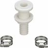 Seachoice 19441 Bilge Pump Install Kit 6' Hose 3/4" Thru-hull & 2 #10 SS Clamps view 4