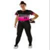 Alleson Athletic Fastpitch Softball Pants for Women. Low Rise Double Knit Black Softball Pants with Belt Loop (Style 605PBW) Small view 2