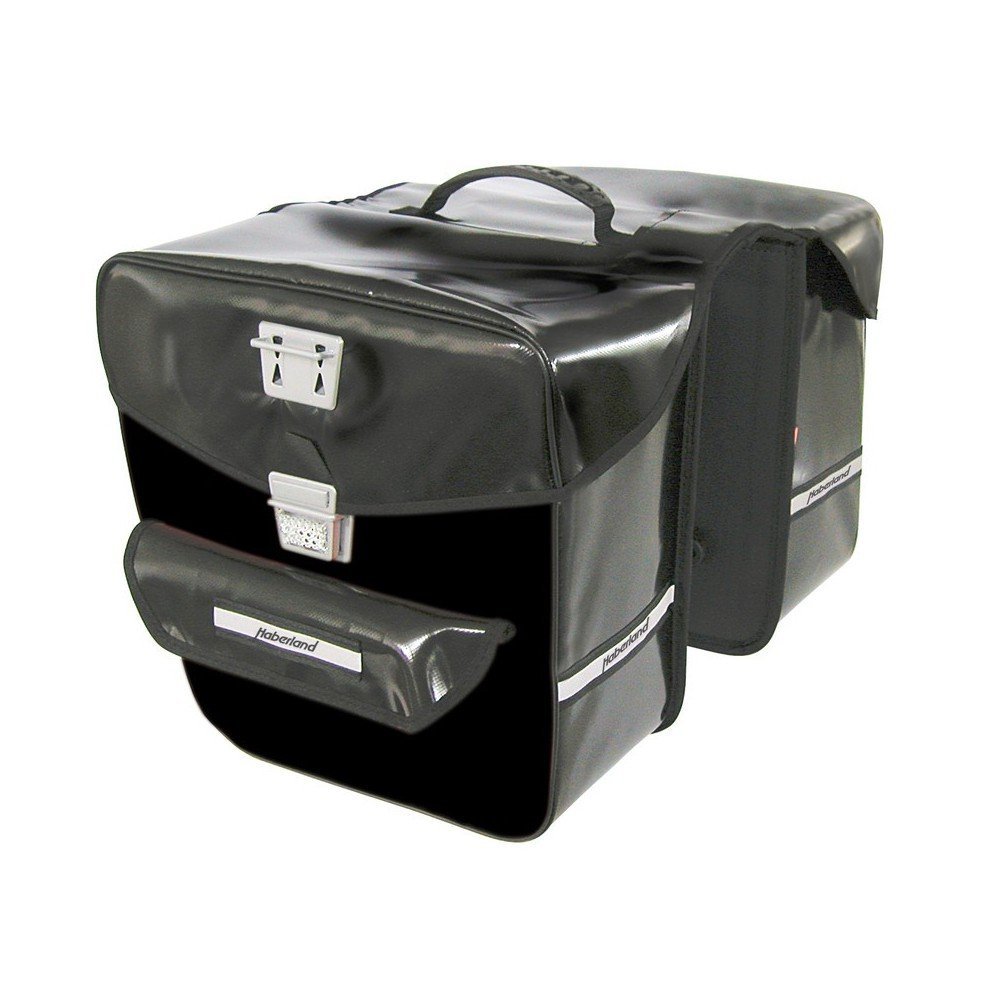 Haberland 2179425500 Double Bag Black, 32 x 34 x 16 cm