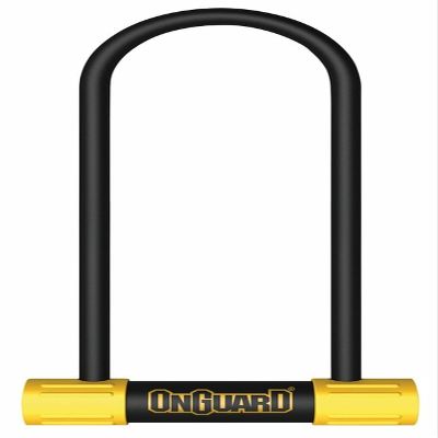 On-Guard Unisex - Adult Onguard Bulldog Mini LS Bicycle Lock, Grey, 1 Size