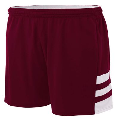 A4 Mens Reversible Speedway Short, XL, Maroon White