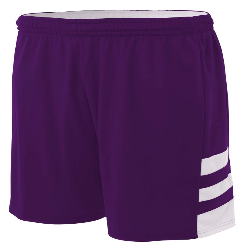 A4 NB5334-PUW Reversible Speedway Shorts, 8"/X-Large, Purple/White