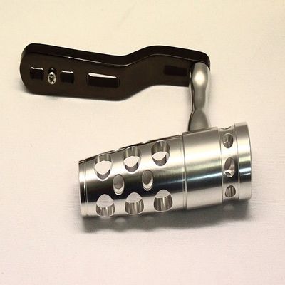 Jigging world T-Bar & Power Handle for Shimano New Trinidad-A Series-Black/Silver