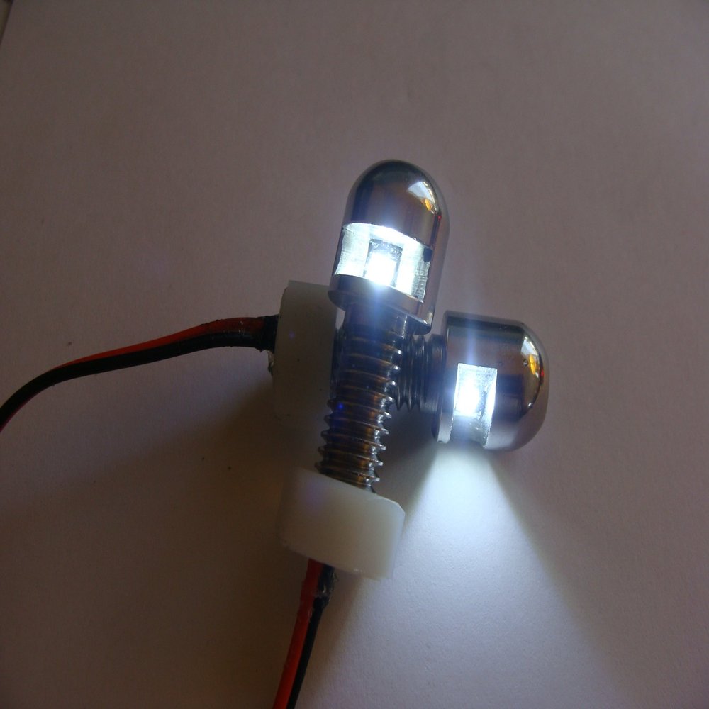 GCD Courtesy Lights Polished Stainless Custom 100% Waterproof Boats WATERCRAFT
