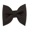 NYFASHION101 Men's Pre-Tied Woven Bow Tie - Brown Solid Grenadine view 1