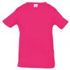 Rabbit Skins Infant 4.5 oz. Fine Jersey T-Shirt-24MOS (Hot Pink) view 2