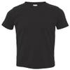 3321 Rabbit Skins Toddlers 4.5 oz. Fine Jersey Tee-Shirt - Black - 2 view 2