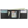 Timberland Men's Leather Trifold Wallet With Id Window, Black (Blix), One Size view 2