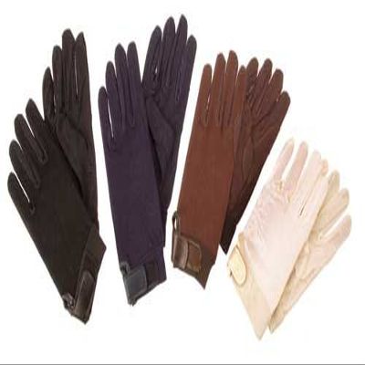 Cotton Pimple Horse Riding Gloves with Velco Wrist Fastening, Sizes: Extra Small - Extra Large (White, Extra Large)