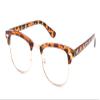 Newbee Fashion - Slim Oval Style Celebrity Fashionista Pattern Temple Reading Glasses by IG view 1