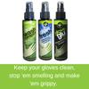 gloveglu Goalkeeping Glove Care System Pack x 3 Including Wash Prepare Premium Goalkeeper Formula 120ml Goalkeeping Glove Fresh Spray 120ml Original Goalkeeper Formula Spray view 2