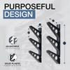 StoreYourBoard ABS Plastic Ski and Snowboard Storage Rack, Black, 20 in view 3