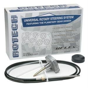 Uflex Rotech 18' Rotary Steering Package - Cable, Bezel, Helm