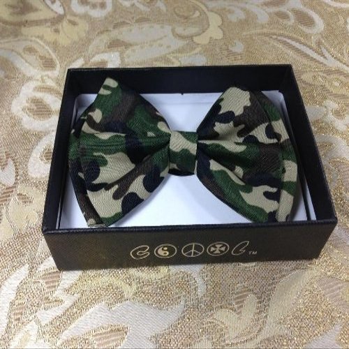 New Bowtie Army Camouflage Adjustable Bow-tie