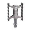 XPEDO TRVS 1 Flat Bicycling Pedals | Lightweight 6061 CNC Aluminum Body, Cromoly Spindle, Sealed Cartridge & DU Bearings | Gray view 1