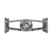 XPEDO TRVS 1 Flat Bicycling Pedals | Lightweight 6061 CNC Aluminum Body, Cromoly Spindle, Sealed Cartridge & DU Bearings | Gray view 2