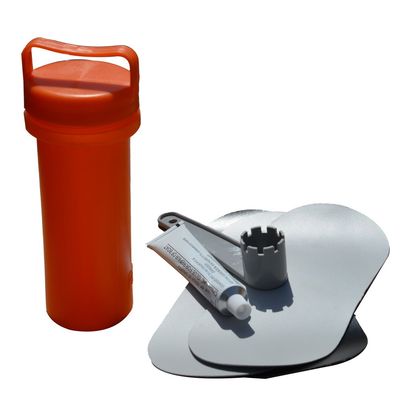 BRIS Inflatable Boat Repair Kit, 3 X PVC Patch, 1 X 30g Glue and 1 X Valve Wrench