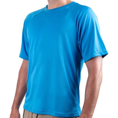 Kanu Surf Mens Swim Shirt with Short Sleeves  UPF 50+ Rash Guard for Men with Quick-Dry Fabric (3X)