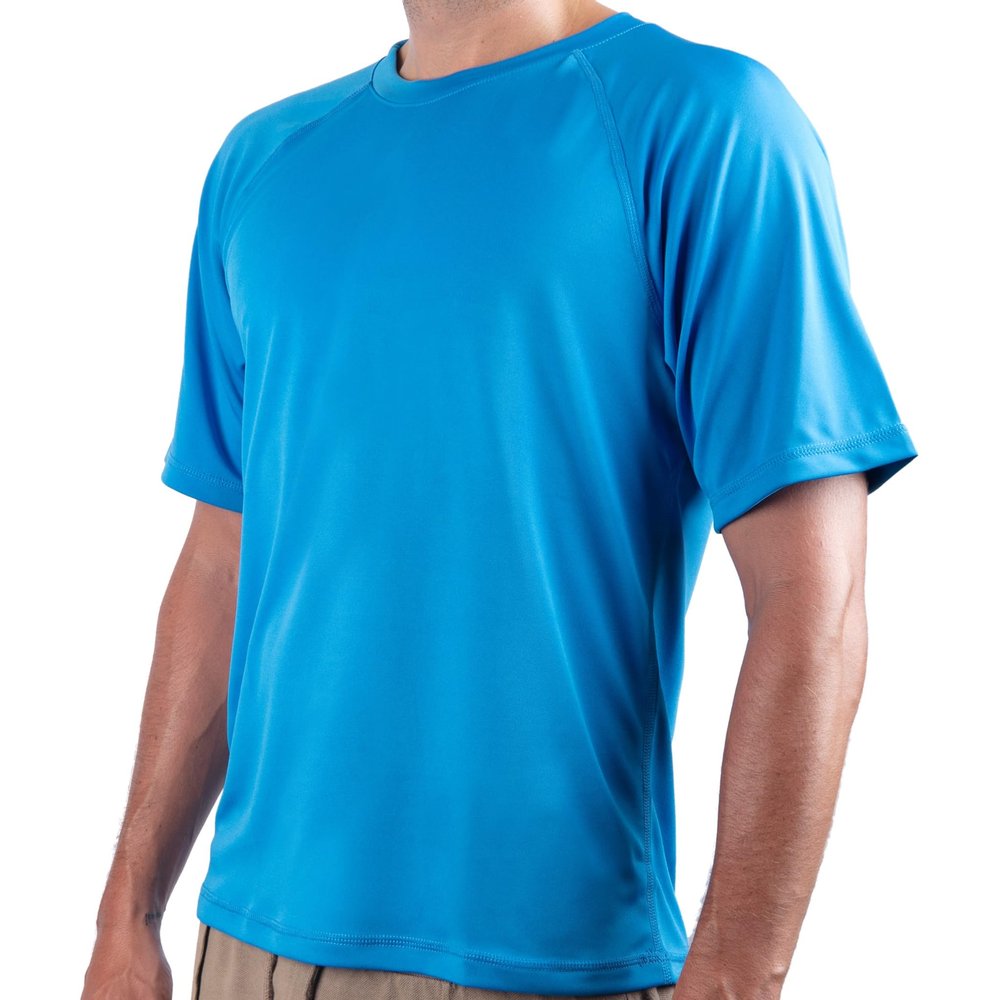 Kanu Surf Mens Swim Shirt with Short Sleeves  UPF 50+ Rash Guard for Men with Quick-Dry Fabric (3X)