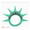 Fun Statue of Liberty Crown Hat Cap and Visor, (MADE in USA), Foam Crown for Costumes and New York City Theme Parties view 2