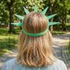 Fun Statue of Liberty Crown Hat Cap and Visor, (MADE in USA), Foam Crown for Costumes and New York City Theme Parties view 4