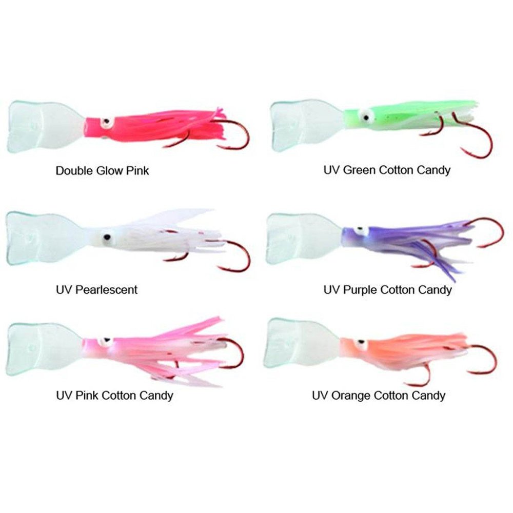 Rocky Mountain Tackle Bill Fish Squid, Pink Cotton