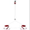 Clam 9506 Big Tooth Zero Flouro Lure with Red Blades, 1/0 Treble/14-Inch view 1