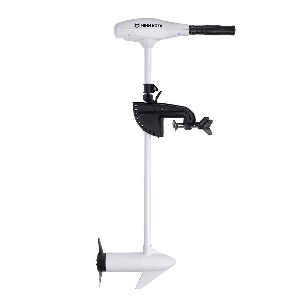 Minn Kota Riptide Transom-Mount Electric Trolling Motor with Telescoping Tiller  Digital Maximizer, 45 Lb. Thrust, 36 in. Shaft, Saltwater