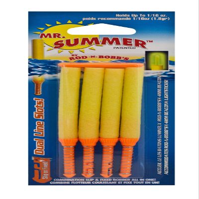 Rod-N-Bobb's Mr. Summer (4-Pack), 3-Inch, Yellow