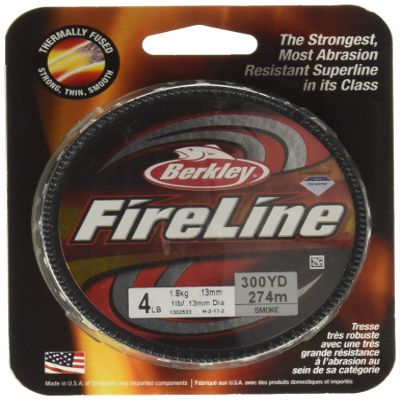 Berkley Fireline, 30/12 Lb, 125 Yd , Smoke