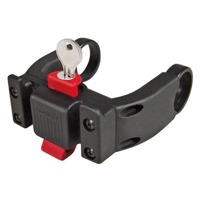 KlickFix E - Handlebar Adaptor - Can Be Combined with Electric Bicycles (e-Bikes) Black Schwarz (Model 0211EBL) Size:One Size mit Schloss