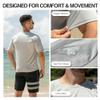 Kanu Surf Mens Swim Shirt with Short Sleeves  UPF 50+ Rash Guard for Men with Quick-Dry Fabric (Small) view 3