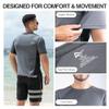 Kanu Surf Mens Swim Shirt with Short Sleeves  UPF 50+ Rash Guard for Men with Quick-Dry Fabric (Small) view 3
