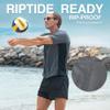 Kanu Surf Mens Swim Shirt with Short Sleeves  UPF 50+ Rash Guard for Men with Quick-Dry Fabric (Small) view 4