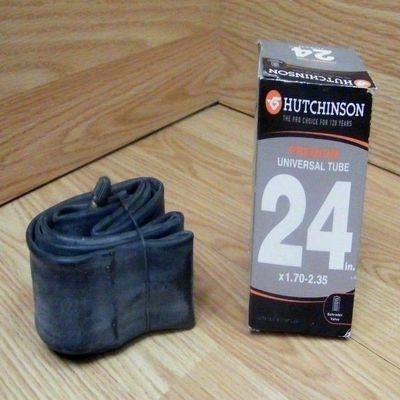 24" Schrader Valve Bike Tube, 24" x 1.70"-2.35"-Hutchinson-5744